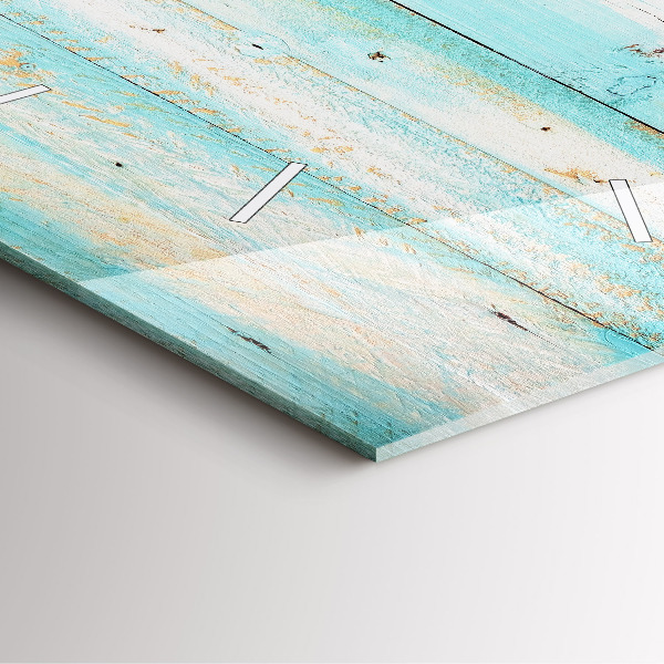 Skleněné hodiny čtvercové Modré desky