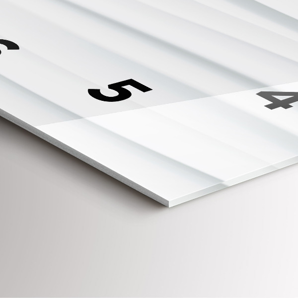 Skleněné hodiny čtvercové Textura vln