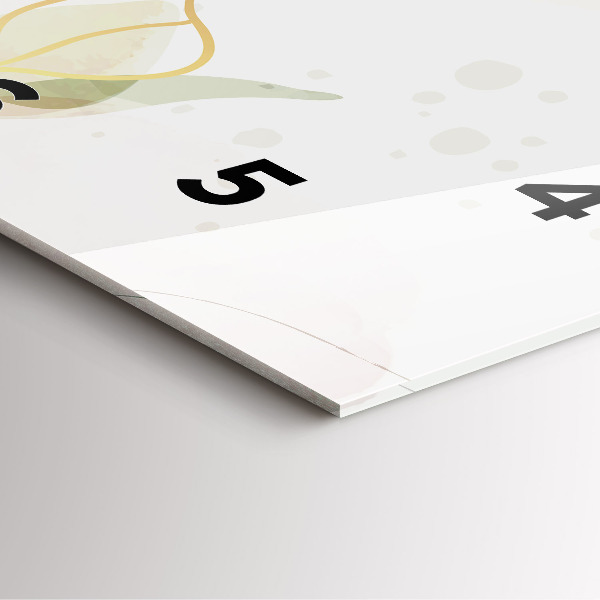 Čtvercové nástěnné hodiny Pastelová abstrakce