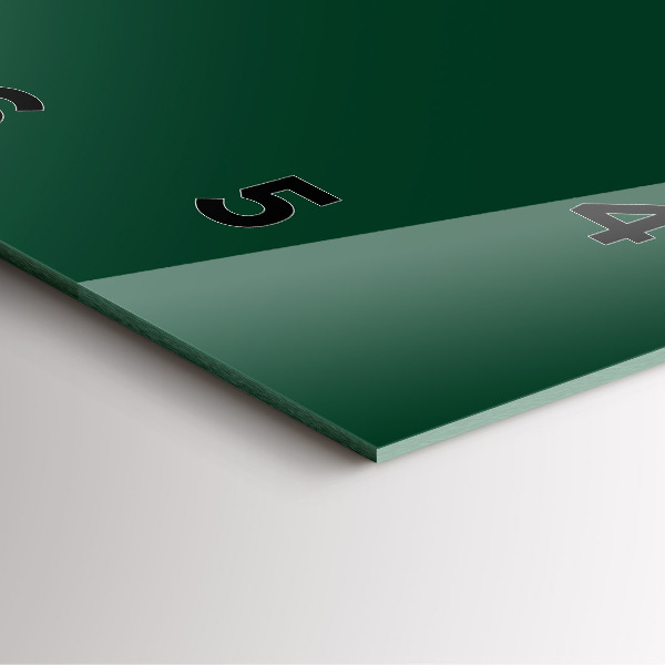 Čtvercové nástěnné hodiny Barevná láhev zelená