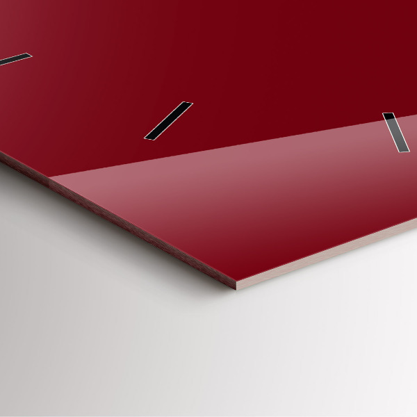 Čtvercové nástěnné hodiny Vínová