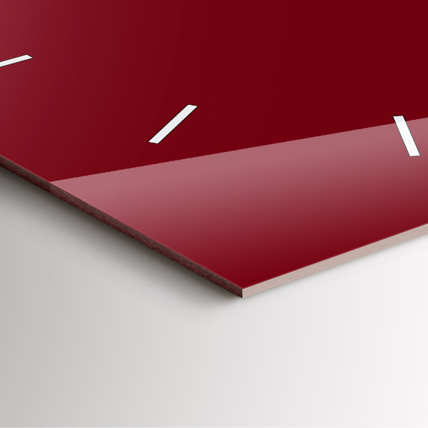 Čtvercové nástěnné hodiny Vínová