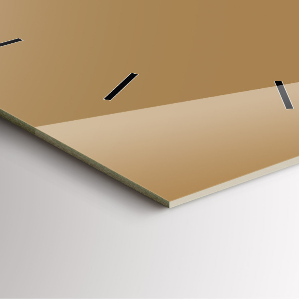 Čtvercové nástěnné hodiny Béžová