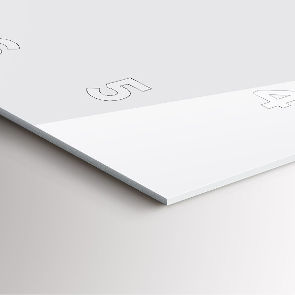 Čtvercové nástěnné hodiny Bílá