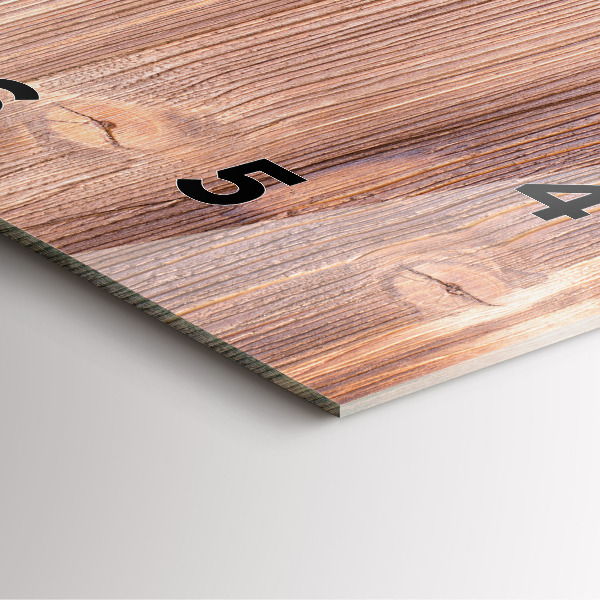 Skleněné hodiny čtvercové Paprika