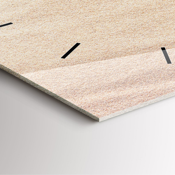 Skleněné hodiny čtvercové Doplňky na dovolenou