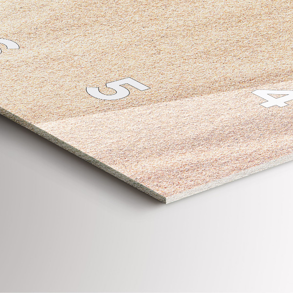 Skleněné hodiny čtvercové Doplňky na dovolenou