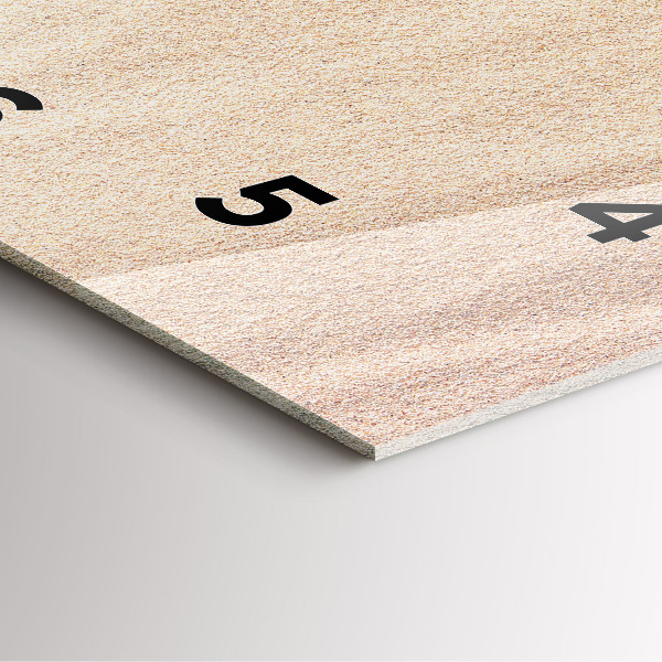 Skleněné hodiny čtvercové Doplňky na dovolenou