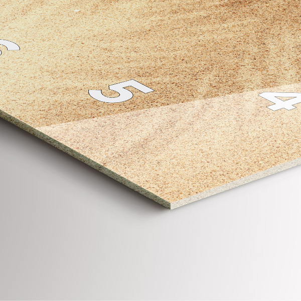 Čtvercové nástěnné hodiny Zlatá abstrakce