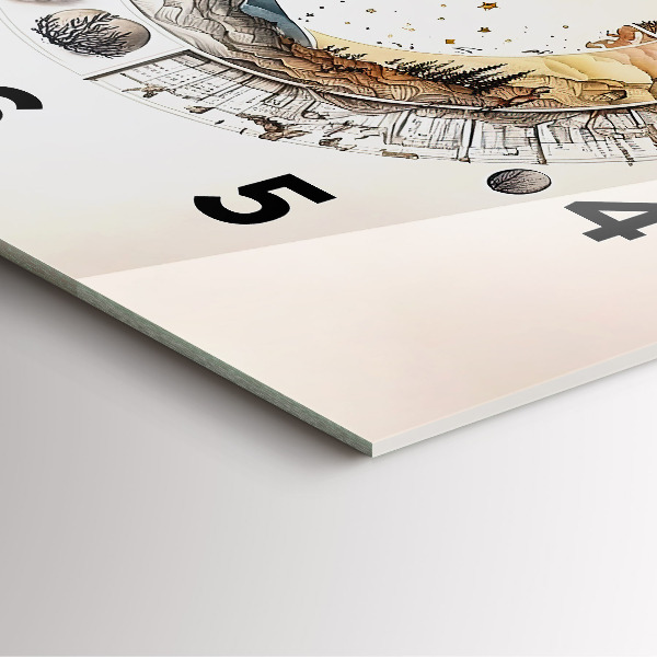 Čtvercové nástěnné hodiny Hodiny astronomie