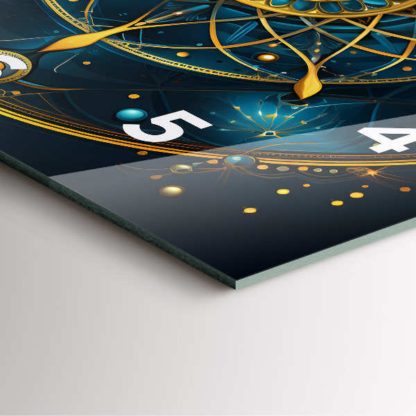 Čtvercové nástěnné hodiny Hodiny s horoskopem