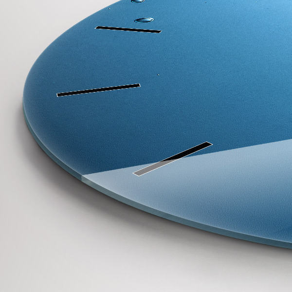 hodiny na skle Pohled pod vodu