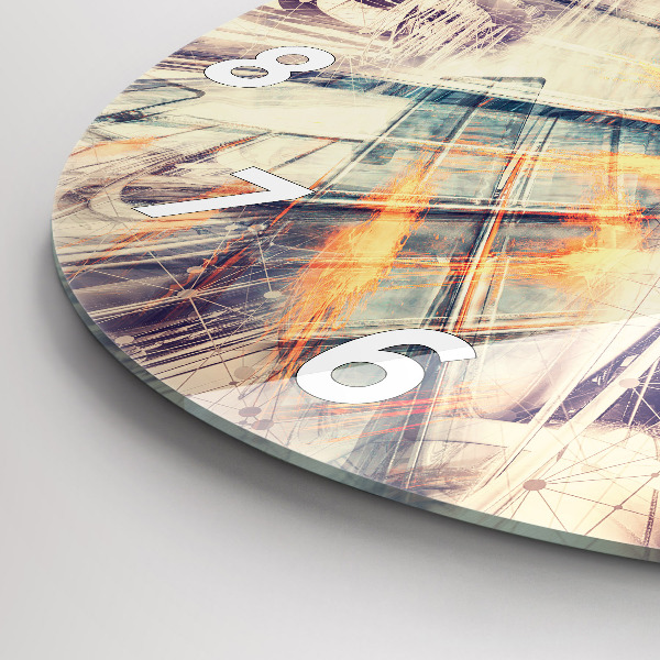 hodiny na skle Abstraktní mechanismus