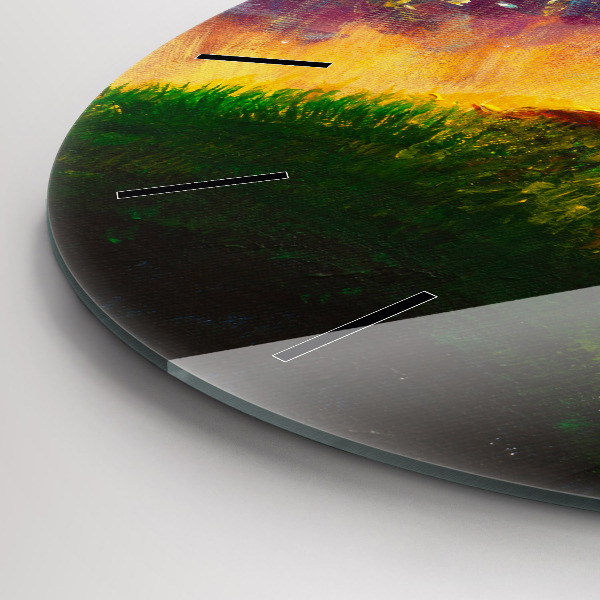 hodiny na skle Abstraktní malý princ