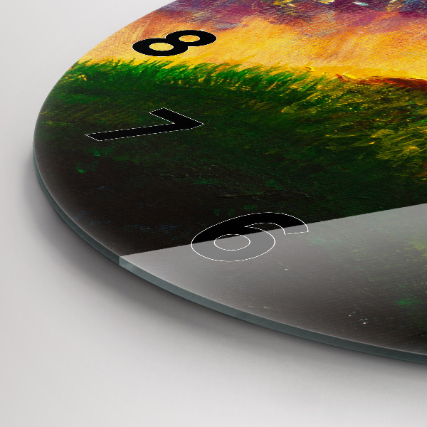 hodiny na skle Abstraktní malý princ