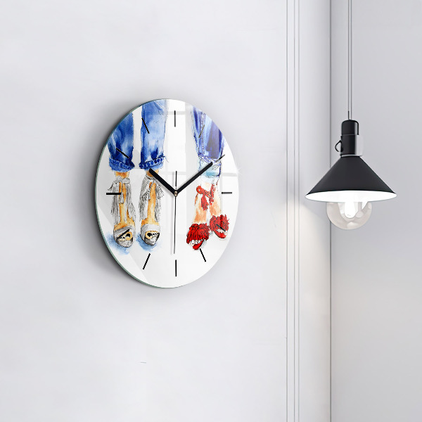 hodiny na skle Dámské odznaky