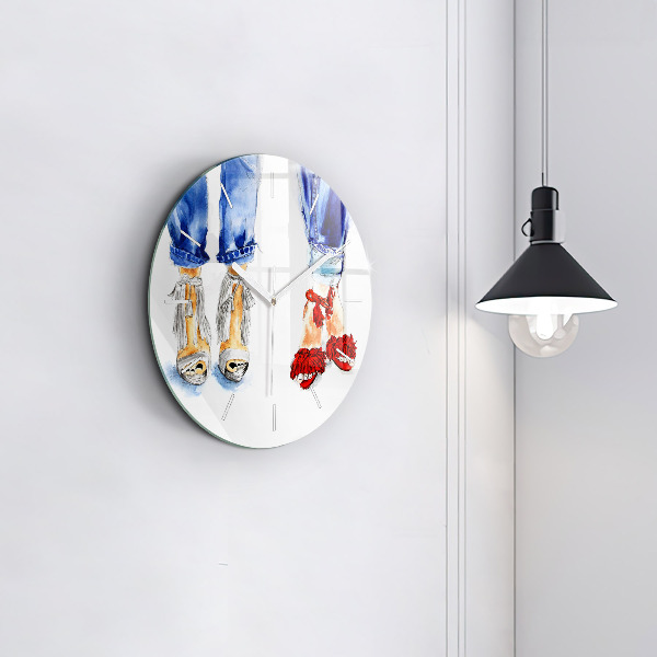 hodiny na skle Dámské odznaky