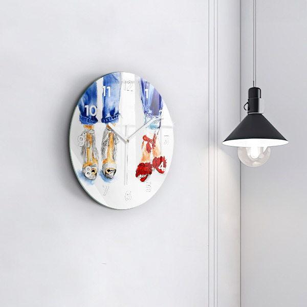 hodiny na skle Dámské odznaky