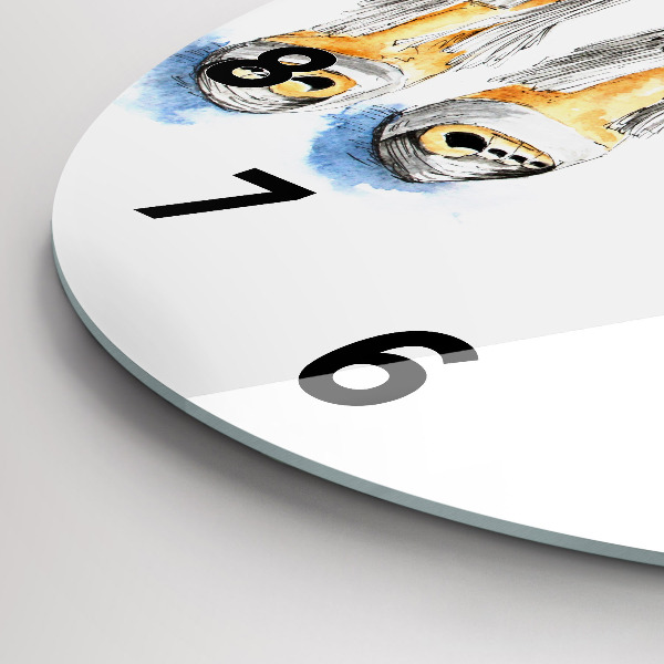 hodiny na skle Dámské odznaky