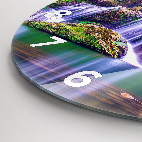 hodiny na skle Jiulong Vodopád Čína