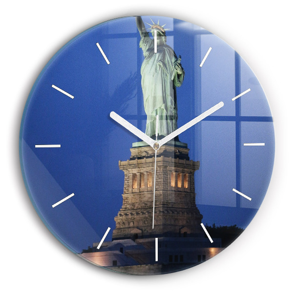 hodiny na skle Socha Svobody v New Yorku