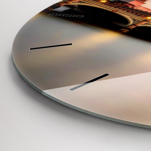 hodiny na skle Big Ben londýnské panorama