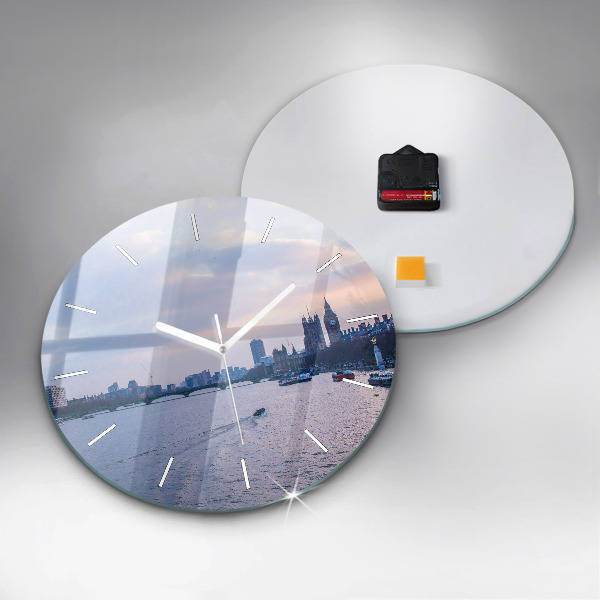 hodiny na skle Panorama města London Eye