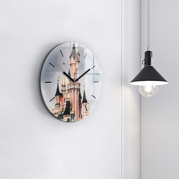 hodiny na skle Zámek Disneyland v Paříži