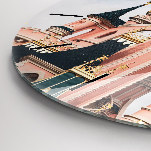 hodiny na skle Zámek Disneyland v Paříži