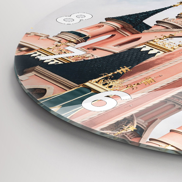 hodiny na skle Zámek Disneyland v Paříži