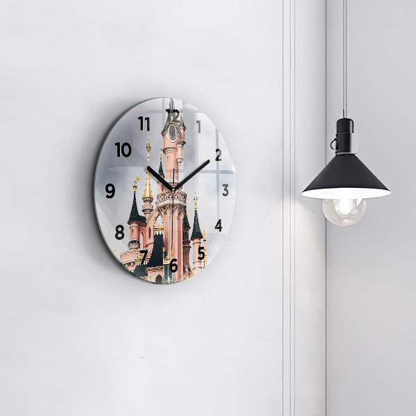 hodiny na skle Zámek Disneyland v Paříži