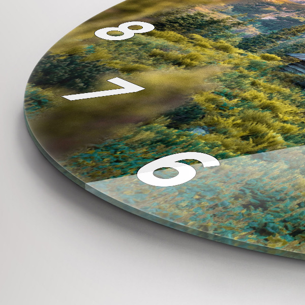 hodiny na skle Chata v Tatrách