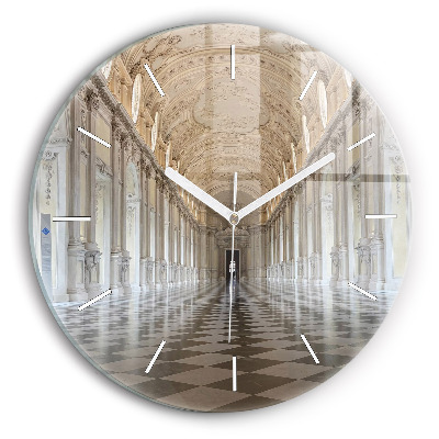 hodiny na skle Muzeum La Veneria Reale