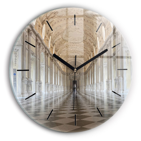 hodiny na skle Muzeum La Veneria Reale