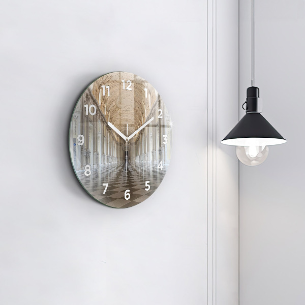 hodiny na skle Muzeum La Veneria Reale