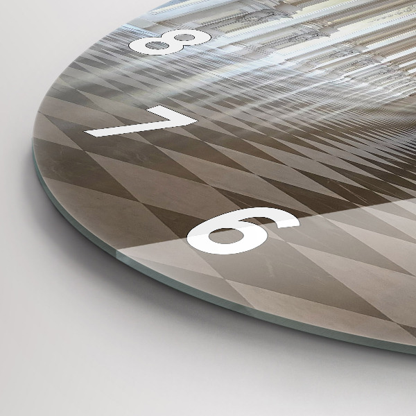 hodiny na skle Muzeum La Veneria Reale