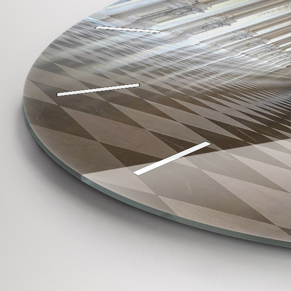 hodiny na skle Muzeum La Veneria Reale