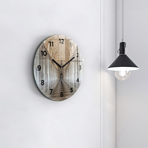 hodiny na skle Muzeum La Veneria Reale