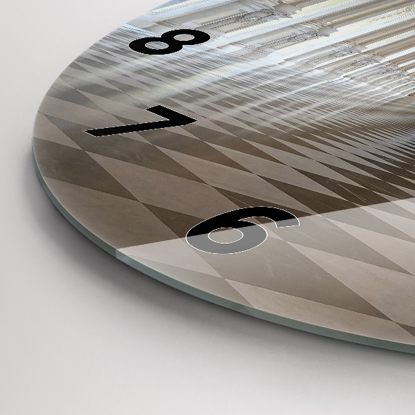 hodiny na skle Muzeum La Veneria Reale