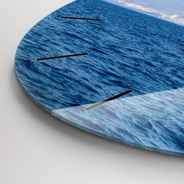 hodiny na skle Jachta na Tenerife