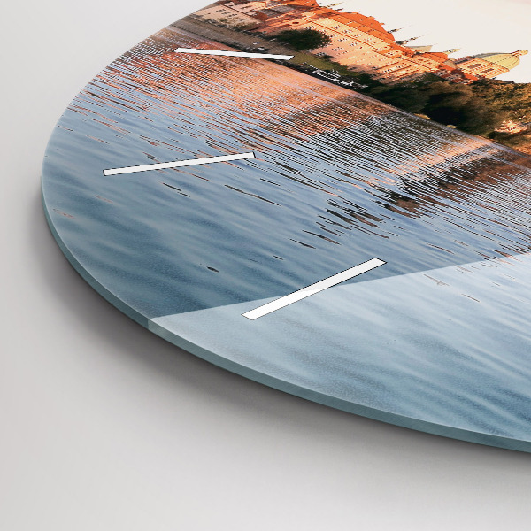 hodiny na skle Karlův most v Praze