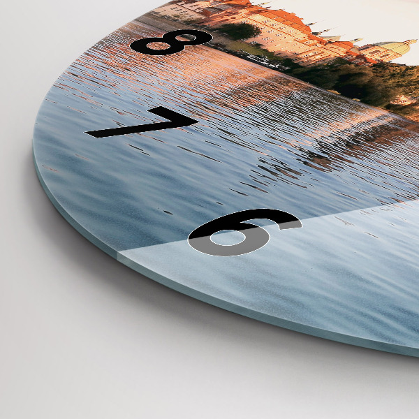 hodiny na skle Karlův most v Praze