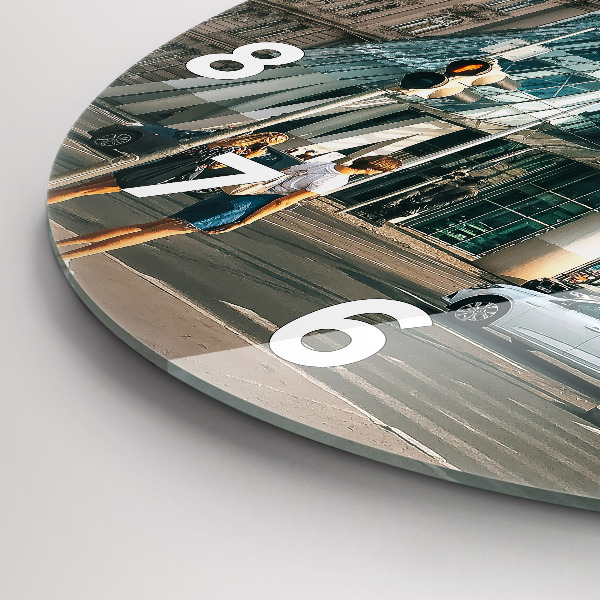 hodiny na skle Tančící dům Praha