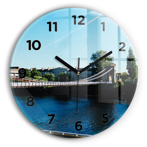 hodiny na skle Southportland Skotsko