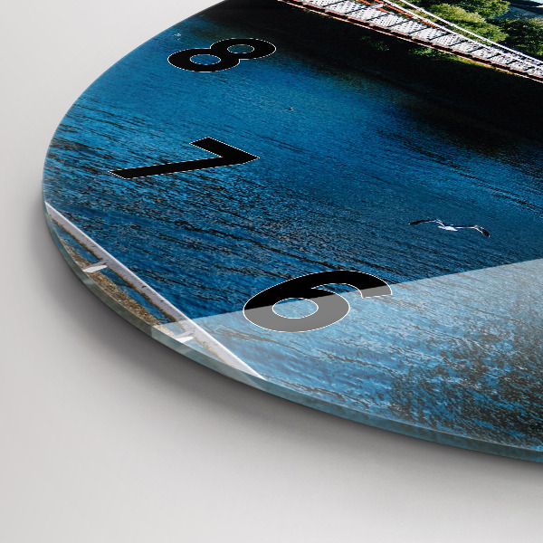 hodiny na skle Southportland Skotsko