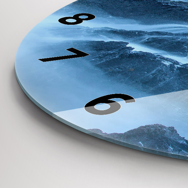 hodiny na skle Maják