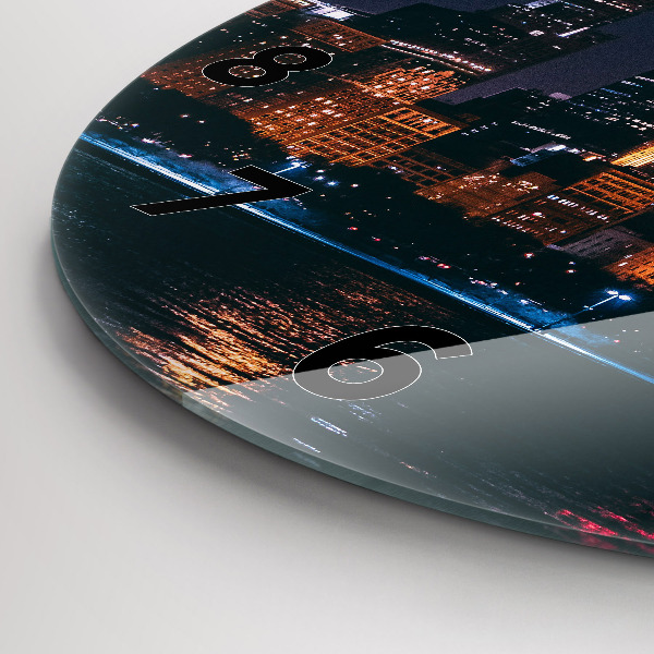 hodiny na skle Krajina Chicaga