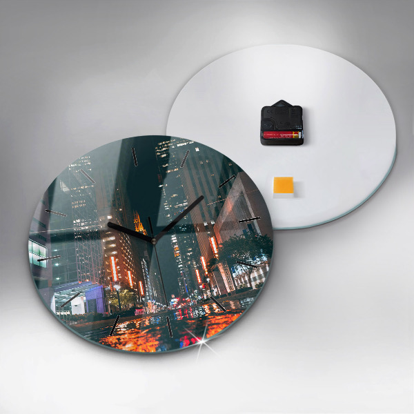 hodiny na skle Hotel v Houstonu