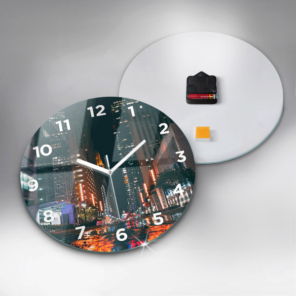 hodiny na skle Hotel v Houstonu
