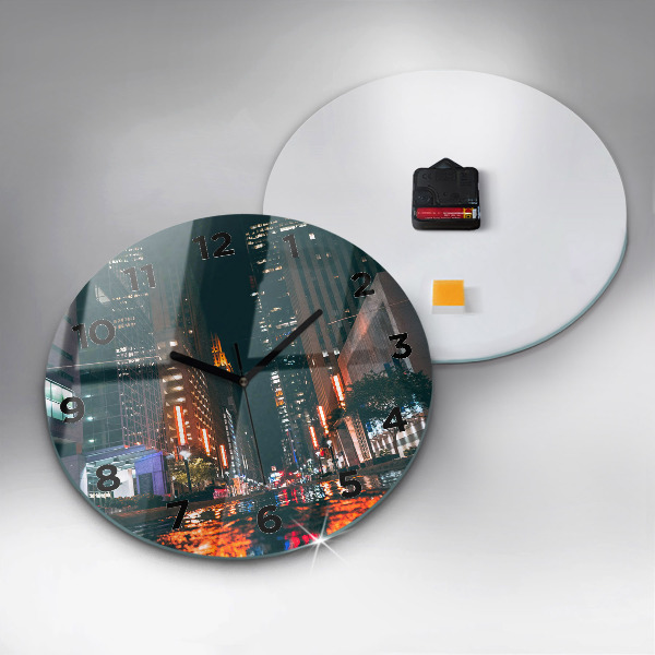 hodiny na skle Hotel v Houstonu